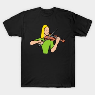 Violinist Playing Violin T-Shirt